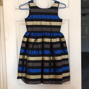 Black, Blue and Gold Gymboree Dress